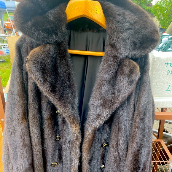 REAL MINK COAT - Picture 1 of 9